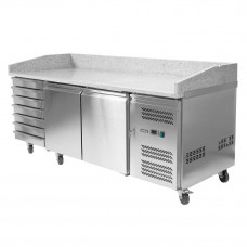 Стол холодильный для пиццы 580 л, 2025x800x1000 мм